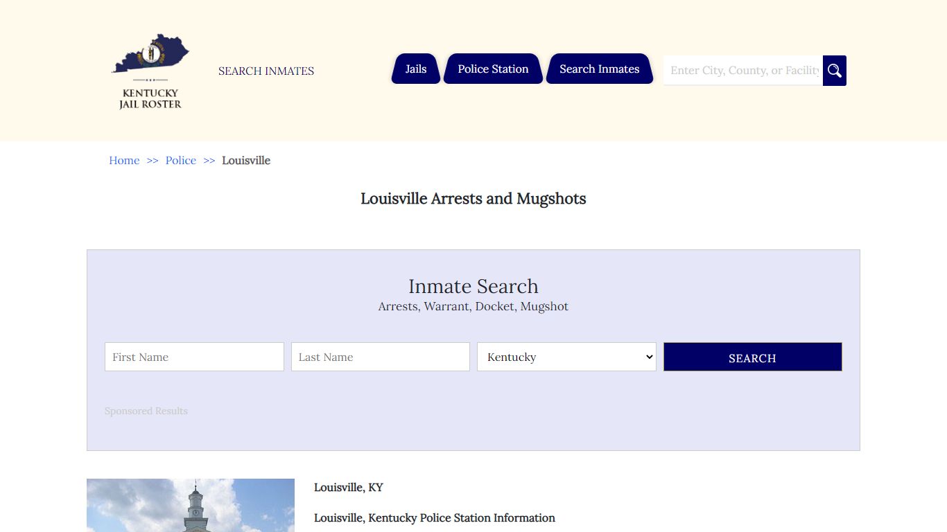 Louisville Arrests and Mugshots | Jail Roster Search